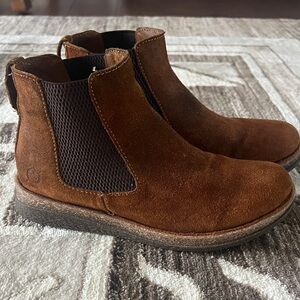 Born Brown Suede Ankle Boots